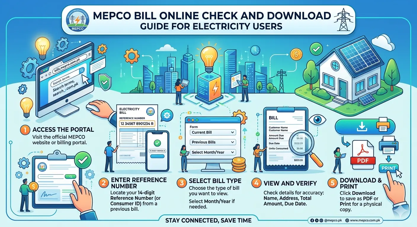 Mepco Bill Online Check